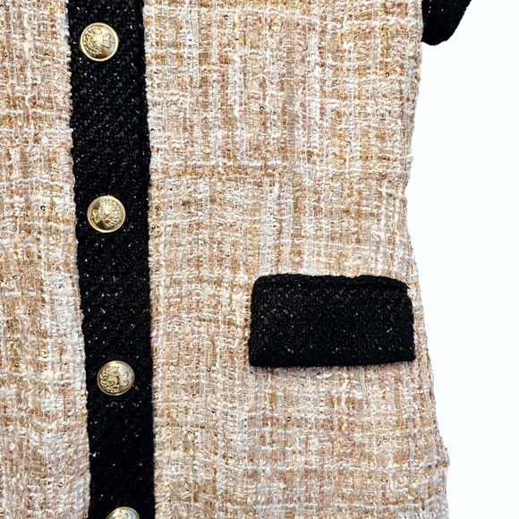 Alexia Ardmore Button Down Tweed Jenni Dress Size 12 NWT - Picture 5 of 7